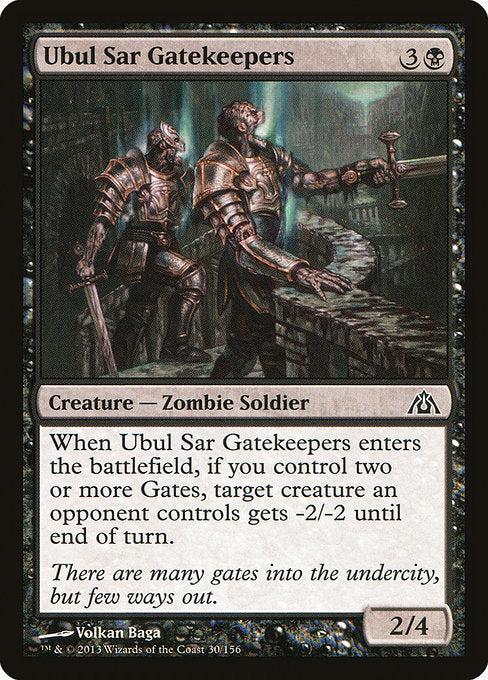 Ubul Sar Gatekeepers - Dragon's Maze #30 Magic: The Gathering card image