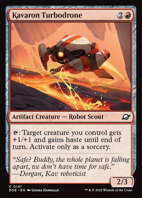 Kavaron Turbodrone Edge of Eternities Magic: The Gathering card image