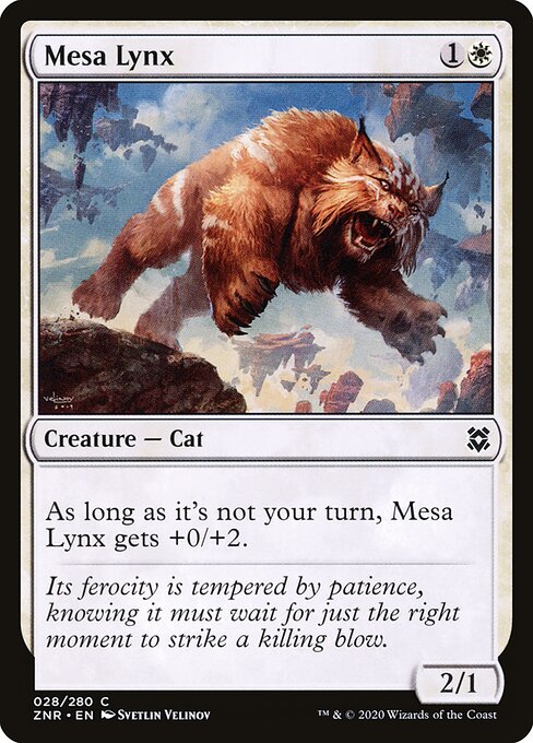 Mesa Lynx Zendikar Rising Magic: The Gathering card image