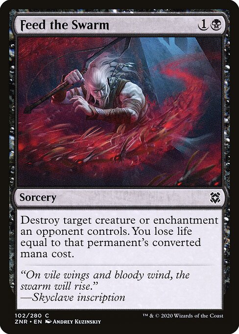 Feed the Swarm Zendikar Rising Magic: The Gathering card image