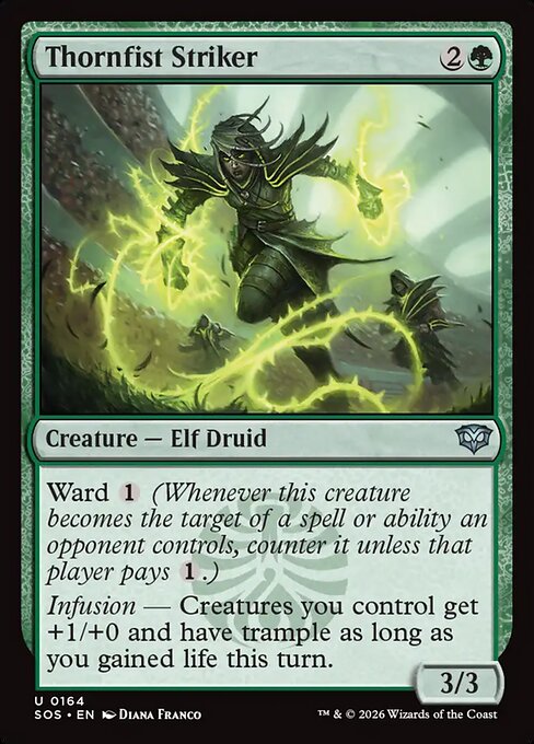 Thornfist Striker - Secrets of Strixhaven #164 Magic: The Gathering card image