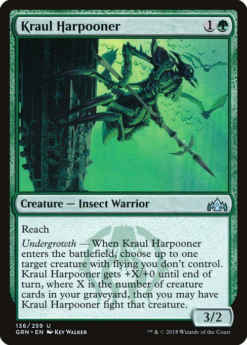 Kraul Harpooner - Guilds of Ravnica #136 Magic: The Gathering card image