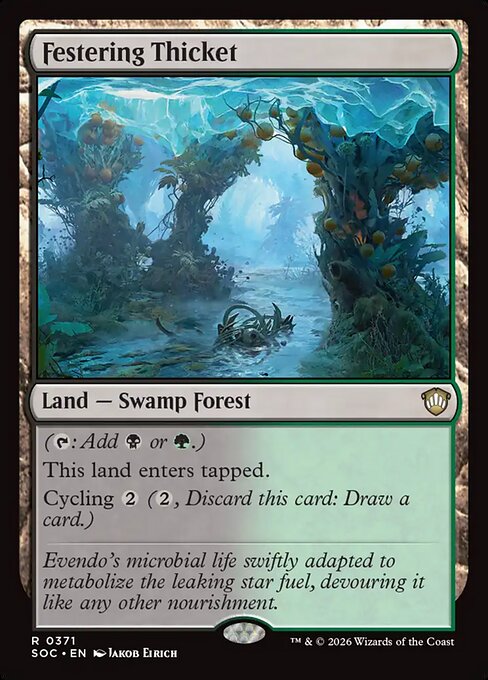 Festering Thicket - Secrets of Strixhaven Commander #371