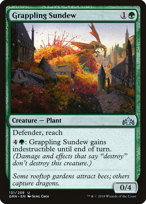 Grappling Sundew - Guilds of Ravnica #131