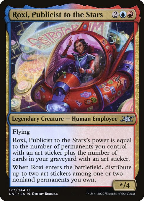 Roxi, Publicist to the Stars - Unfinity #177 - Near Mint - Non-Foil