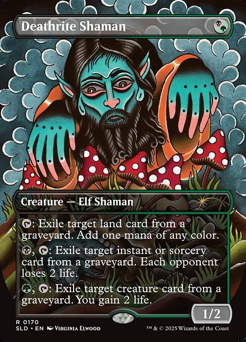 Deathrite Shaman Secret Lair Drop Magic: The Gathering card image