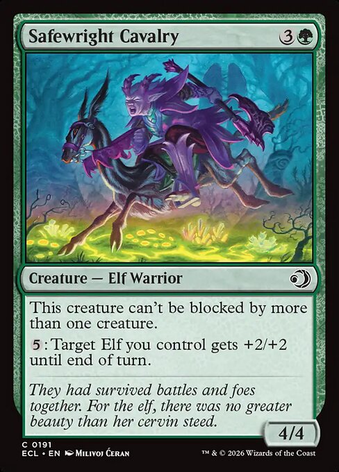 Safewright Cavalry - Lorwyn Eclipsed #191 Magic: The Gathering card image