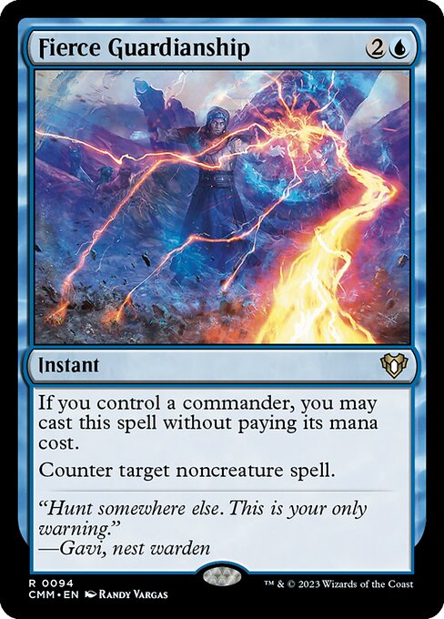 Fierce Guardianship - Commander Masters #94