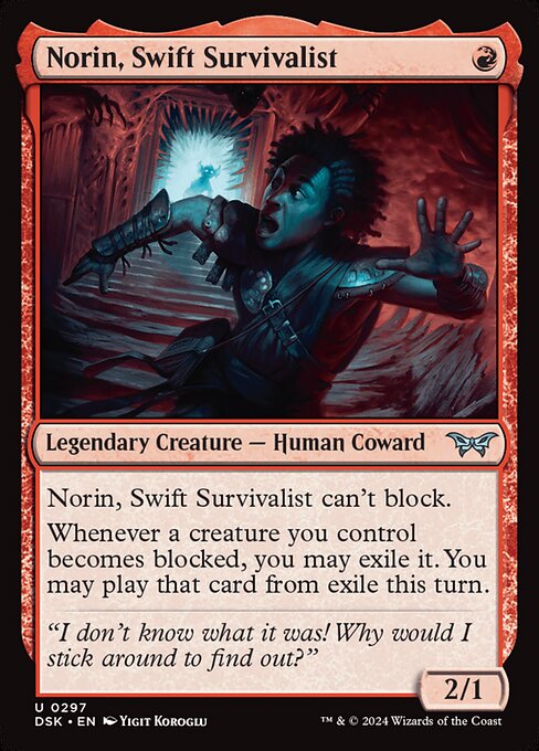 Norin, Swift Survivalist - Duskmourn: House of Horror #297