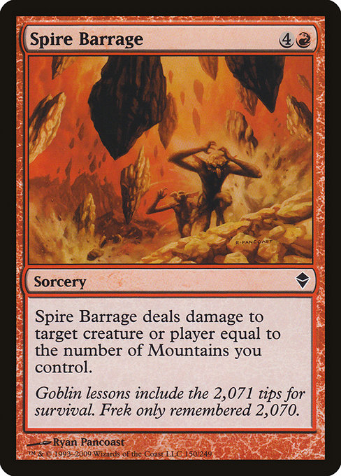 Spire Barrage - Zendikar #150