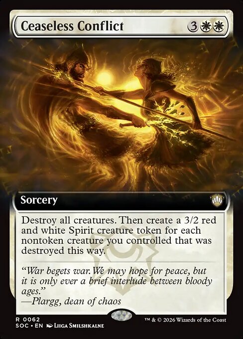 Ceaseless Conflict - Secrets of Strixhaven Commander #62 Magic: The Gathering card image