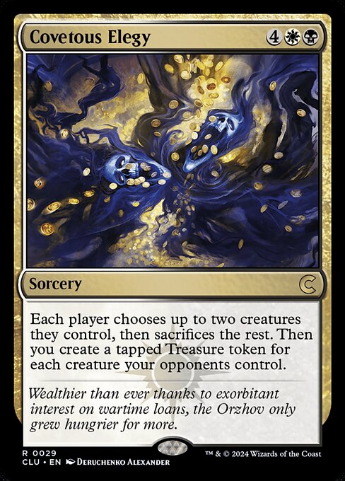 Covetous Elegy - Ravnica: Clue Edition #29
