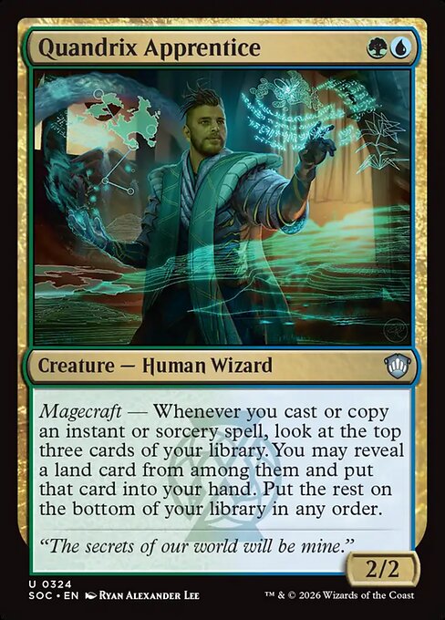 Quandrix Apprentice - Secrets of Strixhaven Commander #324
