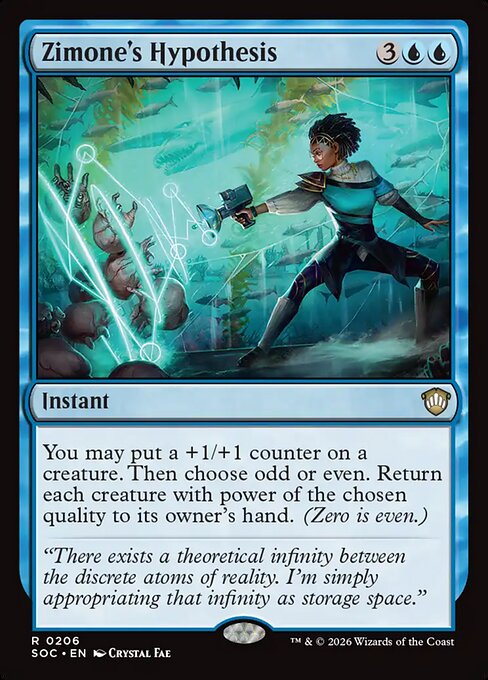 Zimone's Hypothesis - Secrets of Strixhaven Commander #206