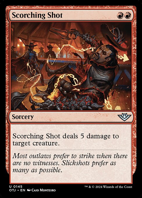 Scorching Shot Outlaws of Thunder Junction Magic: The Gathering card image