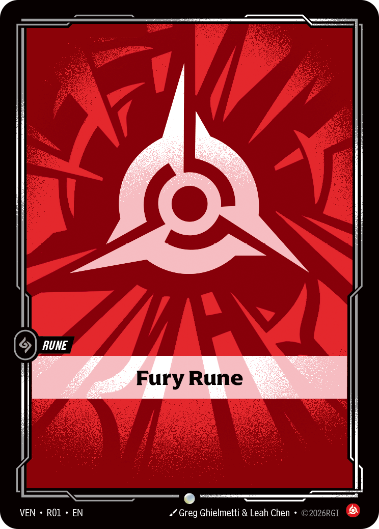 Fury Rune Riftbound card