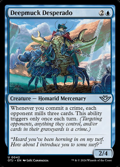 Deepmuck Desperado Outlaws of Thunder Junction Magic: The Gathering card image