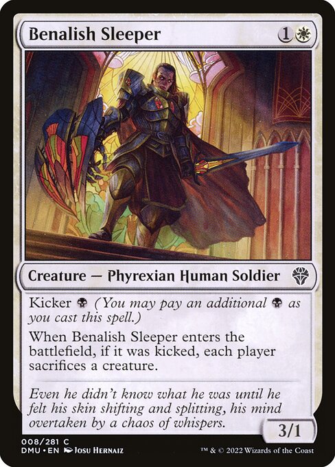 Benalish Sleeper - Dominaria United #8 Magic: The Gathering card image