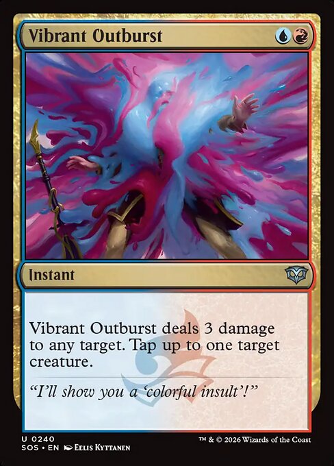 Vibrant Outburst - Secrets of Strixhaven #240 Magic: The Gathering card image