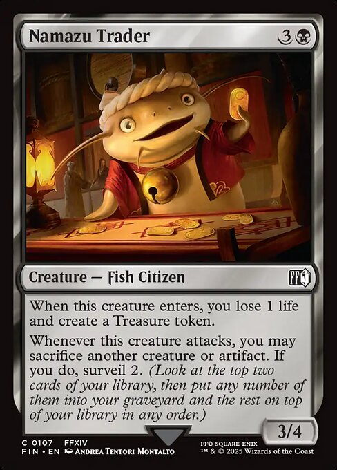Namazu Trader Final Fantasy Magic: The Gathering card image