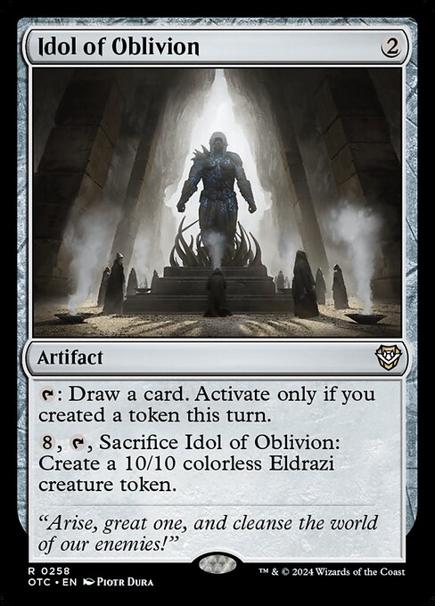 Idol of Oblivion - Outlaws of Thunder Junction Commander #258