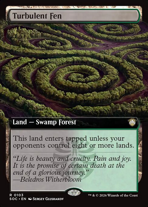 Turbulent Fen - Secrets of Strixhaven Commander #103