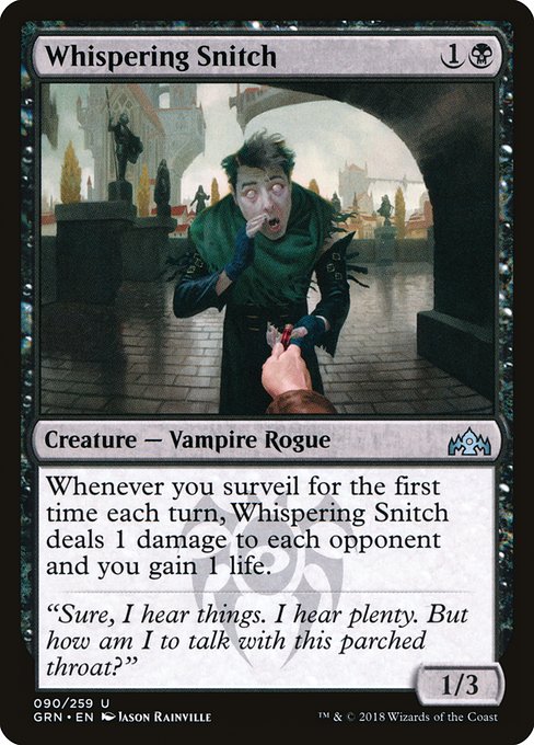 Whispering Snitch - Guilds of Ravnica #90