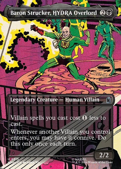 Baron Strucker, HYDRA Overlord - Marvel Super Heroes #315 (Foil)