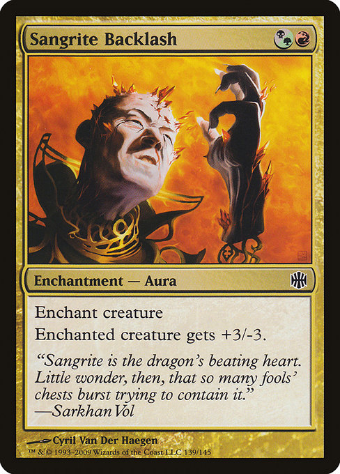 Sangrite Backlash - Alara Reborn #139
