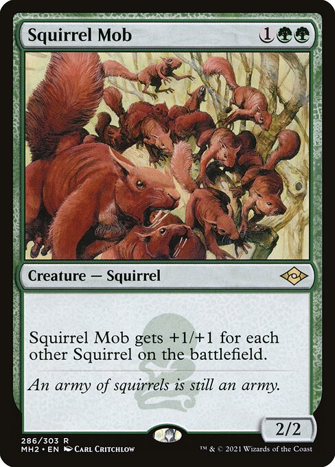 Squirrel Mob - Modern Horizons 2 #286 Magic: The Gathering card image