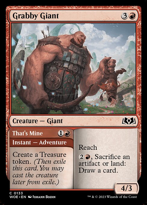 Grabby Giant // That's Mine - Wilds of Eldraine #133