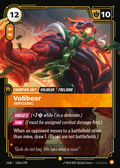Volibear, Imposing Riftbound card image