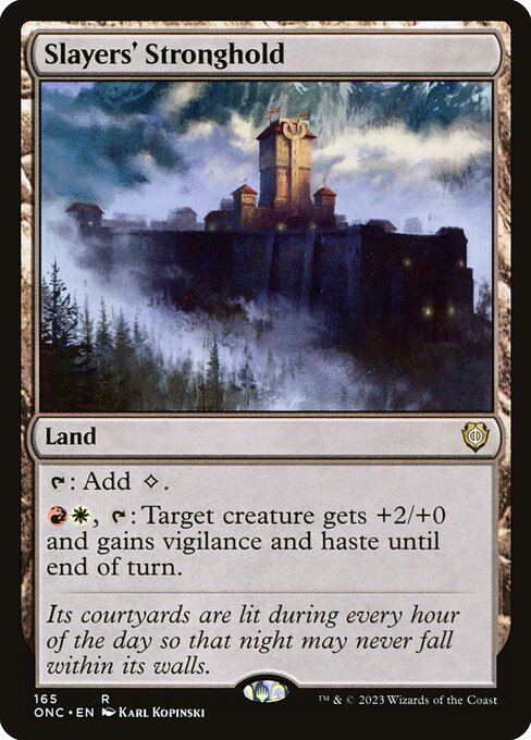 Slayers' Stronghold - Phyrexia: All Will Be One Commander #165