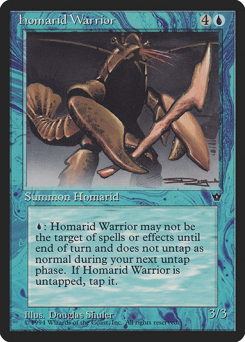 Homarid Warrior - Fallen Empires #22c