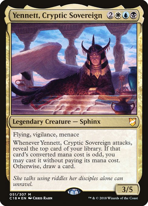 Yennett, Cryptic Sovereign - Commander 2018 #51