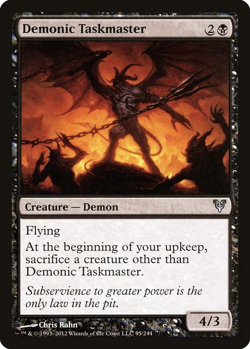 Demonic Taskmaster - Avacyn Restored #95