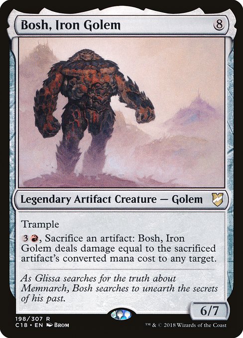 Bosh, Iron Golem - Commander 2018 #198