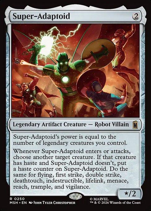 Super-Adaptoid Marvel Super Heroes Magic: The Gathering card image