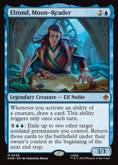 Elrond, Moon-Reader HOB 36