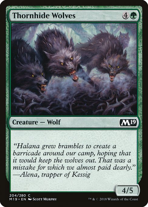 Thornhide Wolves - Core Set 2019 #204
