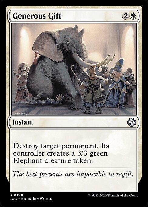 Generous Gift Lost Caverns of Ixalan Commander Magic: The Gathering card image