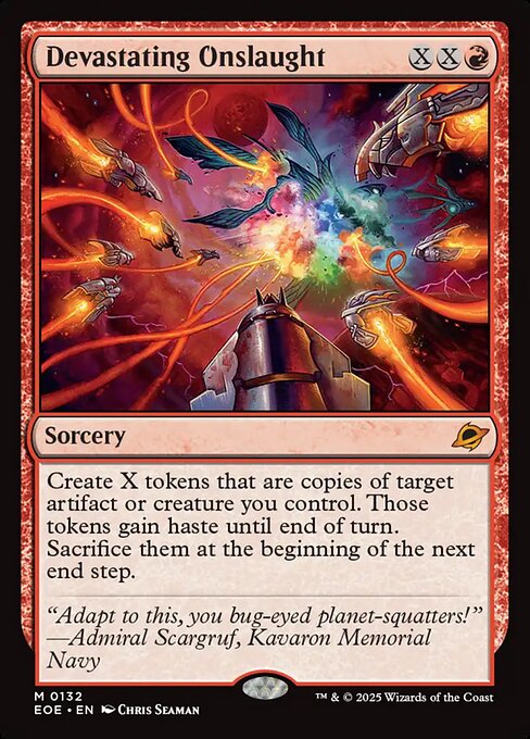 Devastating Onslaught - Edge of Eternities #132