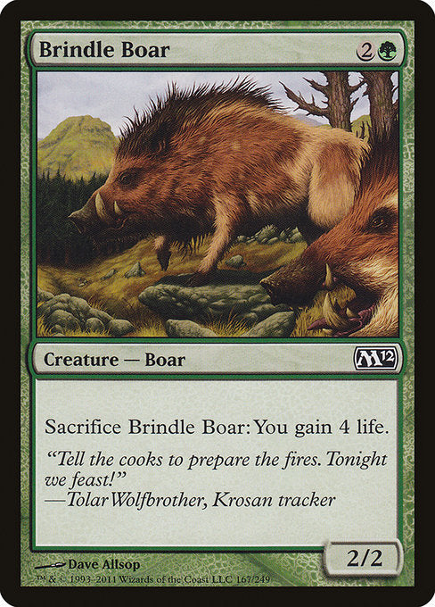 Brindle Boar - Magic 2012 #167