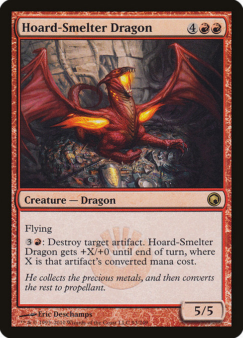 Hoard-Smelter Dragon - Scars of Mirrodin #93 Magic: The Gathering card image