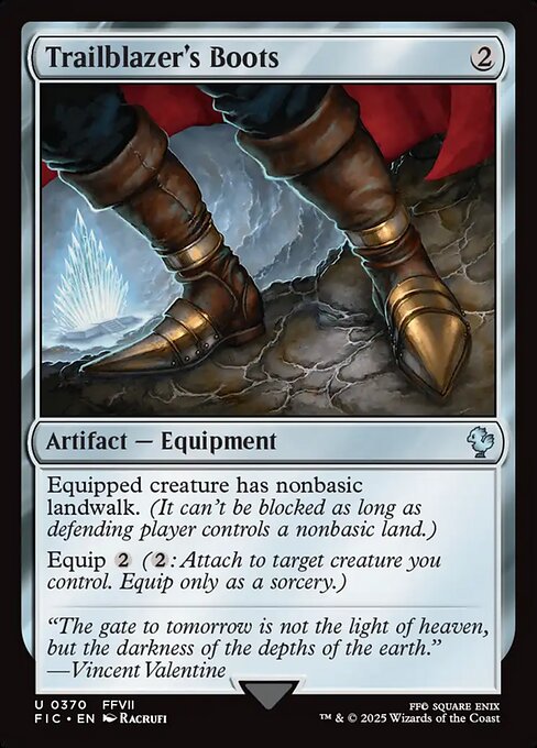 Trailblazer's Boots Final Fantasy Commander Magic: The Gathering card image