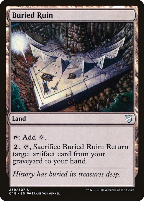 Buried Ruin - Commander 2018 #239