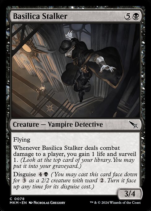Basilica Stalker - Murders at Karlov Manor #78 Magic: The Gathering card image