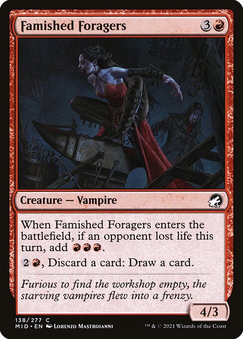 Famished Foragers - Innistrad: Midnight Hunt #138