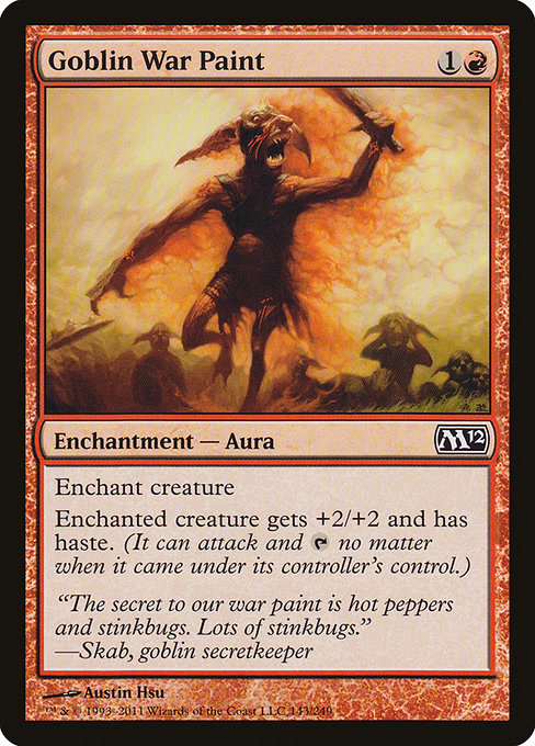 Goblin War Paint - Magic 2012 #143