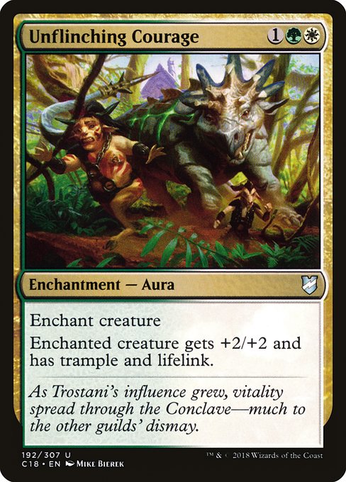 Unflinching Courage - Commander 2018 #192
